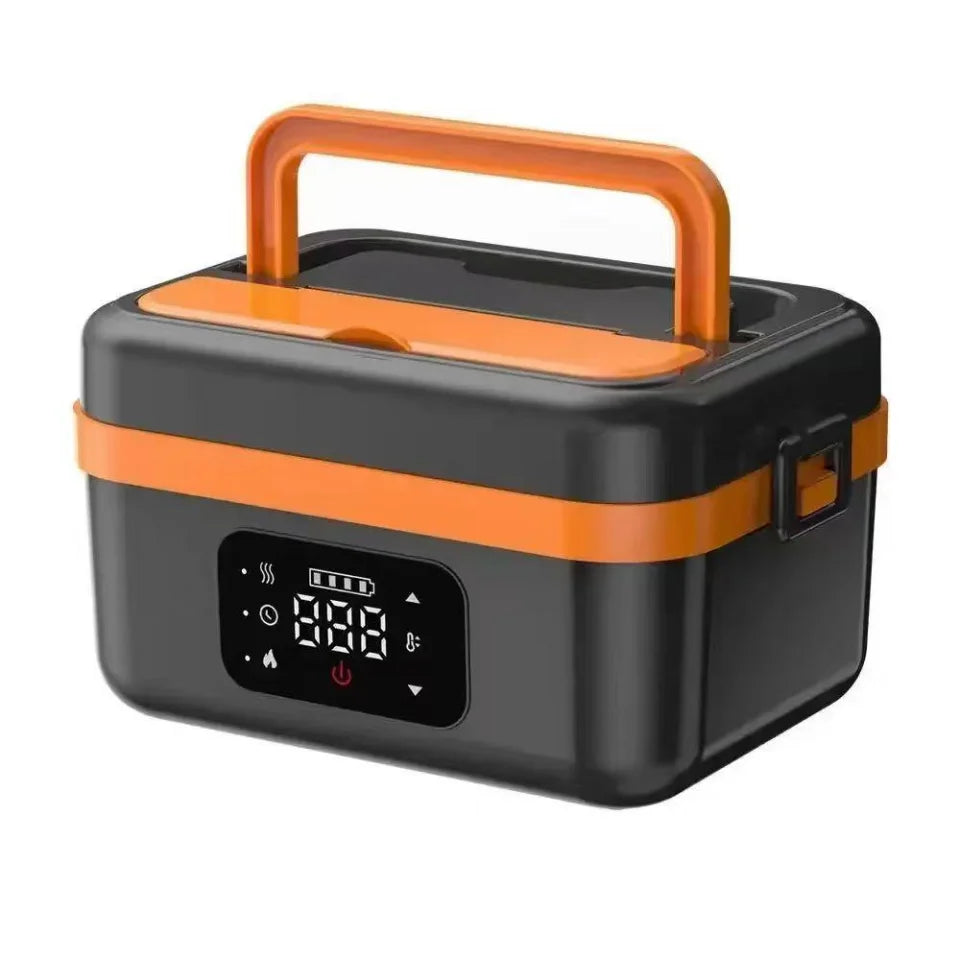 Portable Wireless Self-Heating Lunch Box | LCD Display | Large Capacity