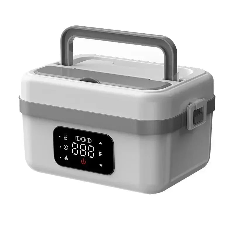 Portable Wireless Self-Heating Lunch Box | LCD Display | Large Capacity