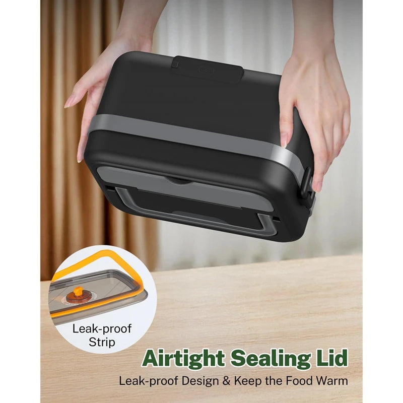 HeatGo Pro – Cordless Self-Heating Lunch Box | 16,000mAh Battery